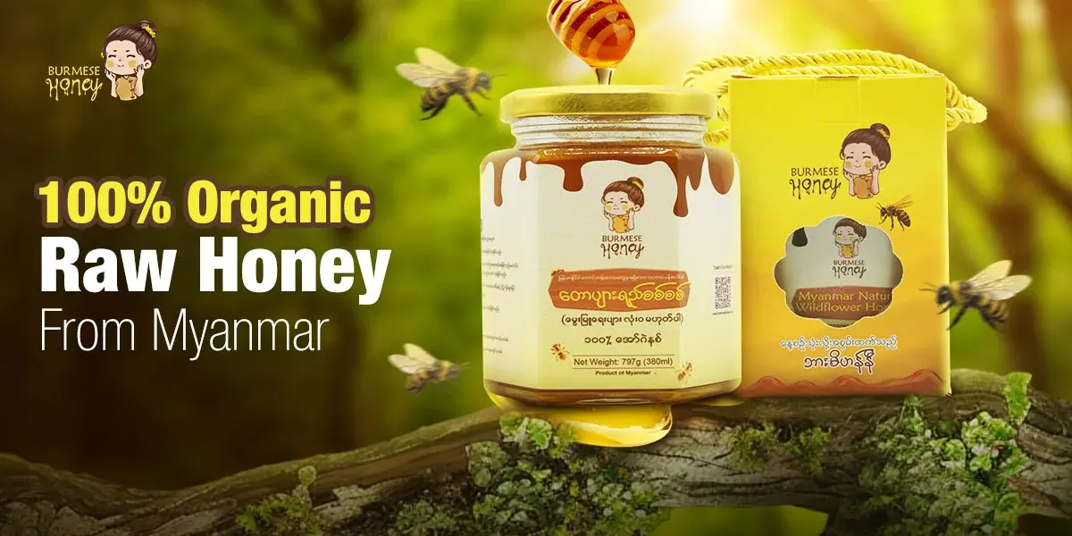 Burmese Myanmar Honey | Raw Honey | Organic Honey